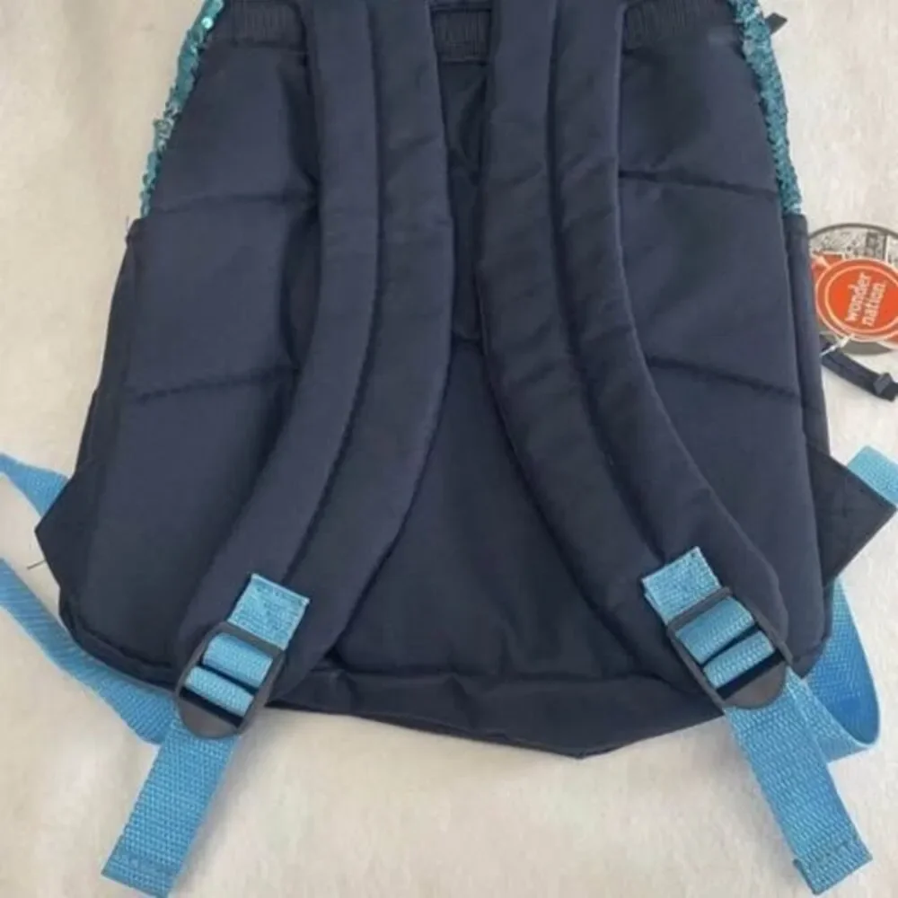 Backpack with Sequins swipe up and down with side pockets School Gym Sports